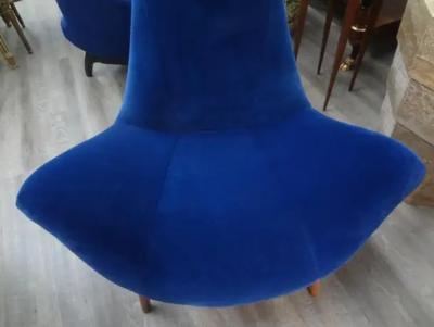 Adrian Pearsall Pair of Adrian Pearsall Gondola Lounge Chairs