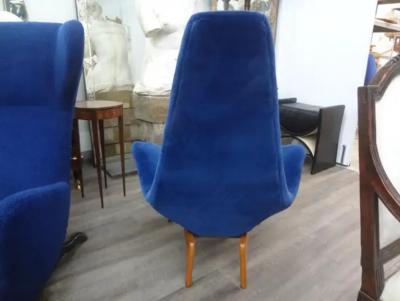 Adrian Pearsall Pair of Adrian Pearsall Gondola Lounge Chairs