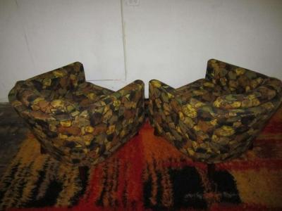 Adrian Pearsall Pair of Adrian Pearsall Sculptural Walnut Lounge Chairs Mid Century Modern