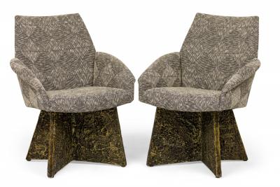 Adrian Pearsall Pair of Adrian Pearsall Style Armchairs