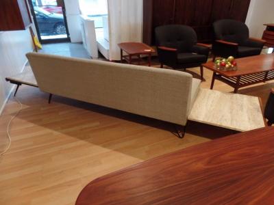 Adrian Pearsall Rare Adrian Pearsall Sofa with End Tables Displayed at Habitat 67 Expo 67