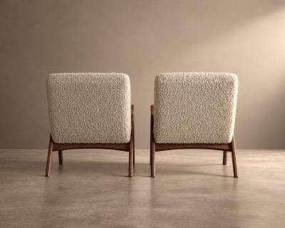 Adrian Pearsall Scoop Lounge Chairs by Adrian Pearsall Model CW 705 C 1950s