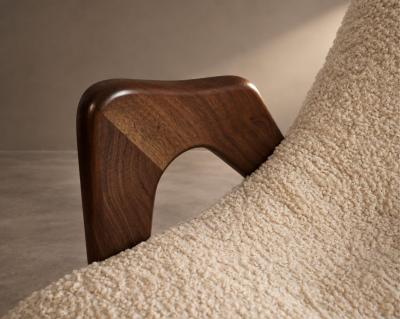 Adrian Pearsall Scoop Lounge Chairs by Adrian Pearsall Model CW 705 C 1950s