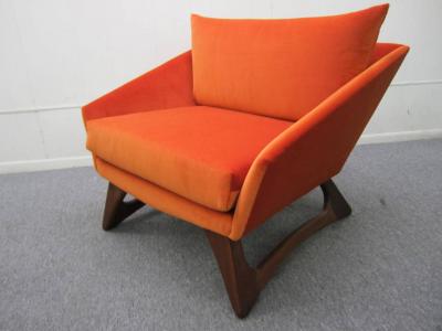 Adrian Pearsall Scrumptious Adrian Pearsall Angular Sculptural Walnut Lounge Chair Mid Century