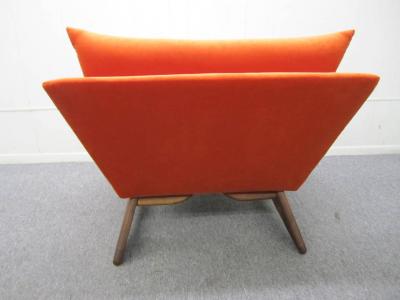 Adrian Pearsall Scrumptious Adrian Pearsall Angular Sculptural Walnut Lounge Chair Mid Century