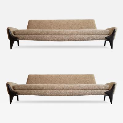 Adrian Pearsall Set of Gondola Sofas by Adrian Pearsall C 1950s