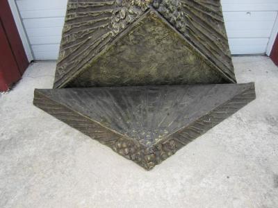 Adrian Pearsall Stunning Adrian Pearsall Brutalist Style Faux Fireplace Mid Century Modern