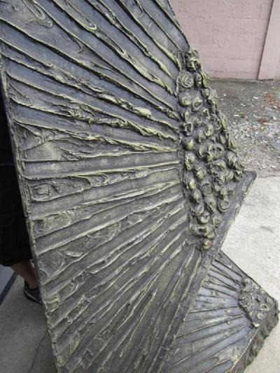 Adrian Pearsall Stunning Adrian Pearsall Brutalist Style Faux Fireplace Mid Century Modern