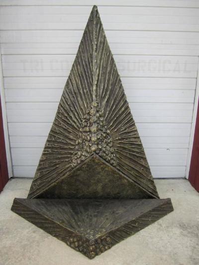 Adrian Pearsall Stunning Adrian Pearsall Brutalist Style Faux Fireplace Mid Century Modern