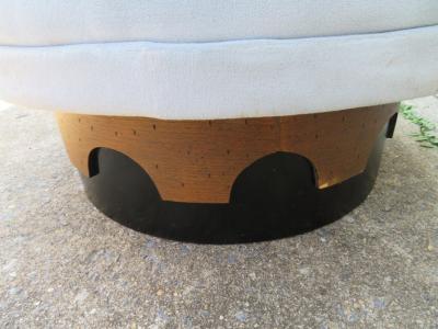 Adrian Pearsall Super Rare Adrian Pearsall Swivel Ottoman Mid Century Modern