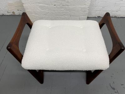 Adrian Pearsall Three Adrian Pearsall Sculptural Stools Benches in Boucl 