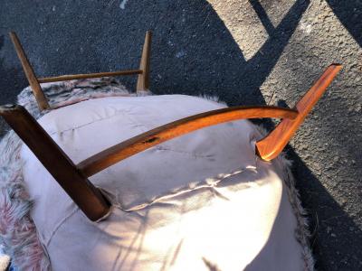 Adrian Pearsall Unusual Adrian Pearsall Potato Chip style Chaise Lounge Chair Mid Century Modern