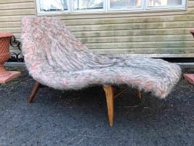 Adrian Pearsall Unusual Adrian Pearsall Potato Chip style Chaise Lounge Chair Mid Century Modern
