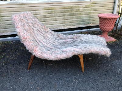 Adrian Pearsall Unusual Adrian Pearsall Potato Chip style Chaise Lounge Chair Mid Century Modern