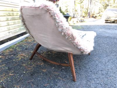 Adrian Pearsall Unusual Adrian Pearsall Potato Chip style Chaise Lounge Chair Mid Century Modern