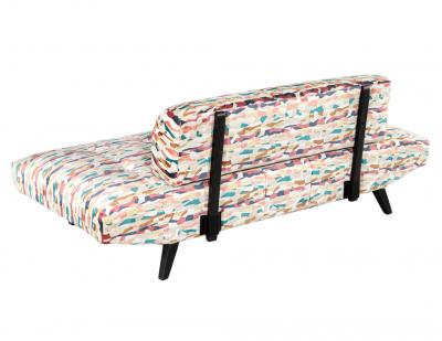 Adrian Pearsall Vibrant Mid Century Modern Sofa in the Style of Adrian Pearsall