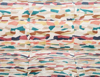 Adrian Pearsall Vibrant Mid Century Modern Sofa in the Style of Adrian Pearsall