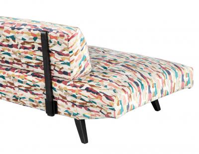 Adrian Pearsall Vibrant Mid Century Modern Sofa in the Style of Adrian Pearsall