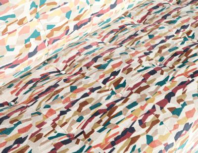 Adrian Pearsall Vibrant Mid Century Modern Sofa in the Style of Adrian Pearsall