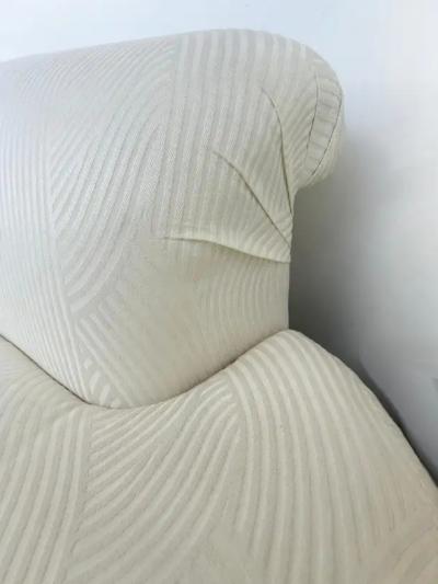Adrian Pearsall Vintage Purple and Off White Cloud Sofas after Pearsall Per Item