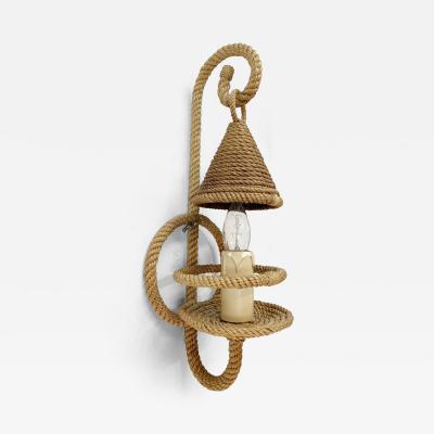 Adrian and Frida Adoux Minet Adoux Minet Style Rope Wall Light