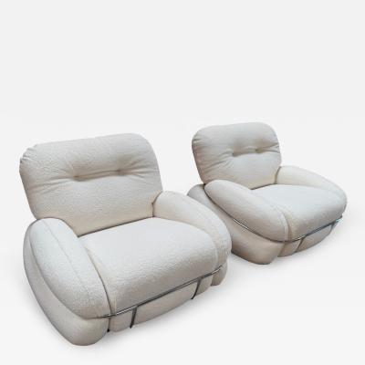 Adriano Piazzesi Adriano Piazzesi Lounge Chairs Italy 1970s