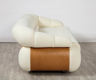 Adriano Piazzesi Adriano Piazzessi Italian 1970s Channel Tufted Sofa
