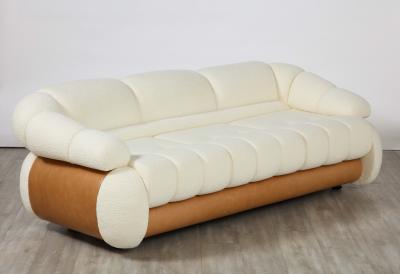 Adriano Piazzesi Adriano Piazzessi Italian 1970s Channel Tufted Sofa