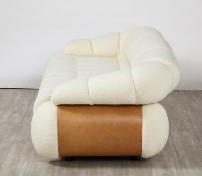 Adriano Piazzesi Adriano Piazzessi Italian 1970s Channel Tufted Sofa