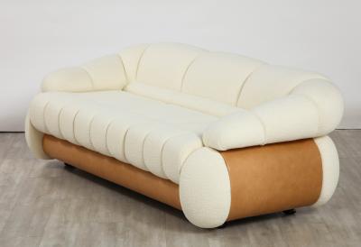 Adriano Piazzesi Adriano Piazzessi Italian 1970s Channel Tufted Sofa