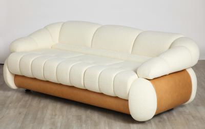 Adriano Piazzesi Adriano Piazzessi Italian 1970s Channel Tufted Sofa