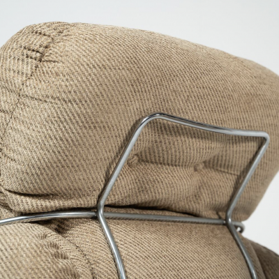 Adriano Piazzesi Mid Century Modern Pair of Okay Armchairs by Adriano Piazzesi 1960s