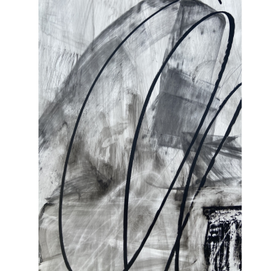 Adrienn Krahl Balance Abstract painting 2021
