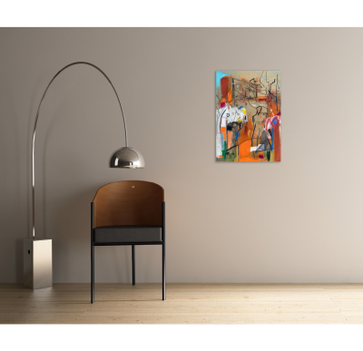 Adrienn Krahl Graphic romantic Part 2 Abstract painting 2021