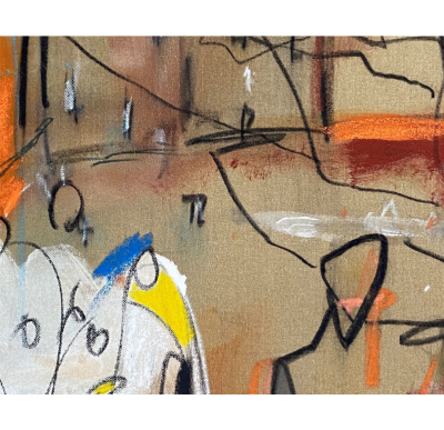 Adrienn Krahl Graphic romantic Part 2 Abstract painting 2021