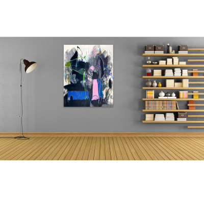 Adrienn Krahl Hundred Times Abstract Painting 2021