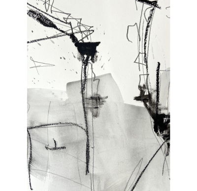 Adrienn Krahl Lux on the 5th Abstract painting 2021