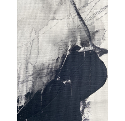 Adrienn Krahl Monochrome abstraction Part 2 Abstract painting 2021