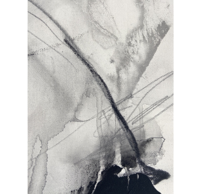 Adrienn Krahl Monochrome abstraction Part 2 Abstract painting 2021