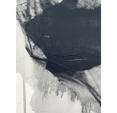 Adrienn Krahl Monochrome abstraction Part 2 Abstract painting 2021
