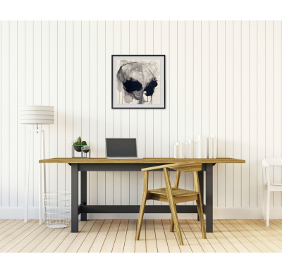 Adrienn Krahl Monochrome abstraction Part 2 Abstract painting 2021