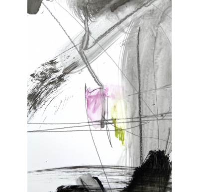 Adrienn Krahl Oscillating resonance Abstract painting 2021