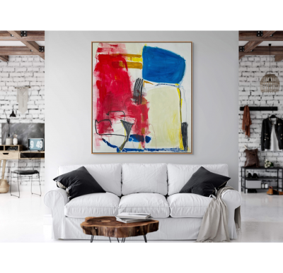 Adrienn Krahl Summer Sorbet Abstract painting 2023