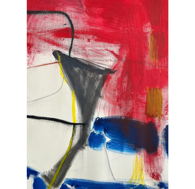 Adrienn Krahl Summer Sorbet Abstract painting 2023