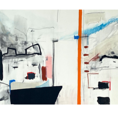 Adrienn Krahl The Mediterranean Abstract Painting 2021