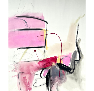 Adrienn Krahl Two Stories Abstract painting 2023
