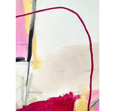 Adrienn Krahl Two Stories Abstract painting 2023