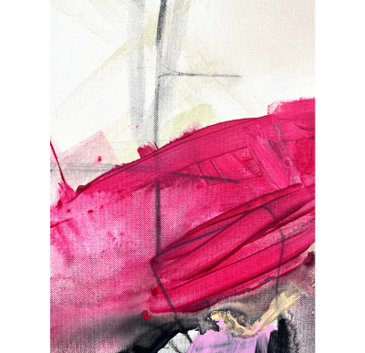 Adrienn Krahl Two Stories Abstract painting 2023