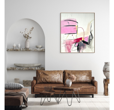Adrienn Krahl Two Stories Abstract painting 2023