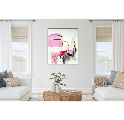 Adrienn Krahl Two Stories Abstract painting 2023